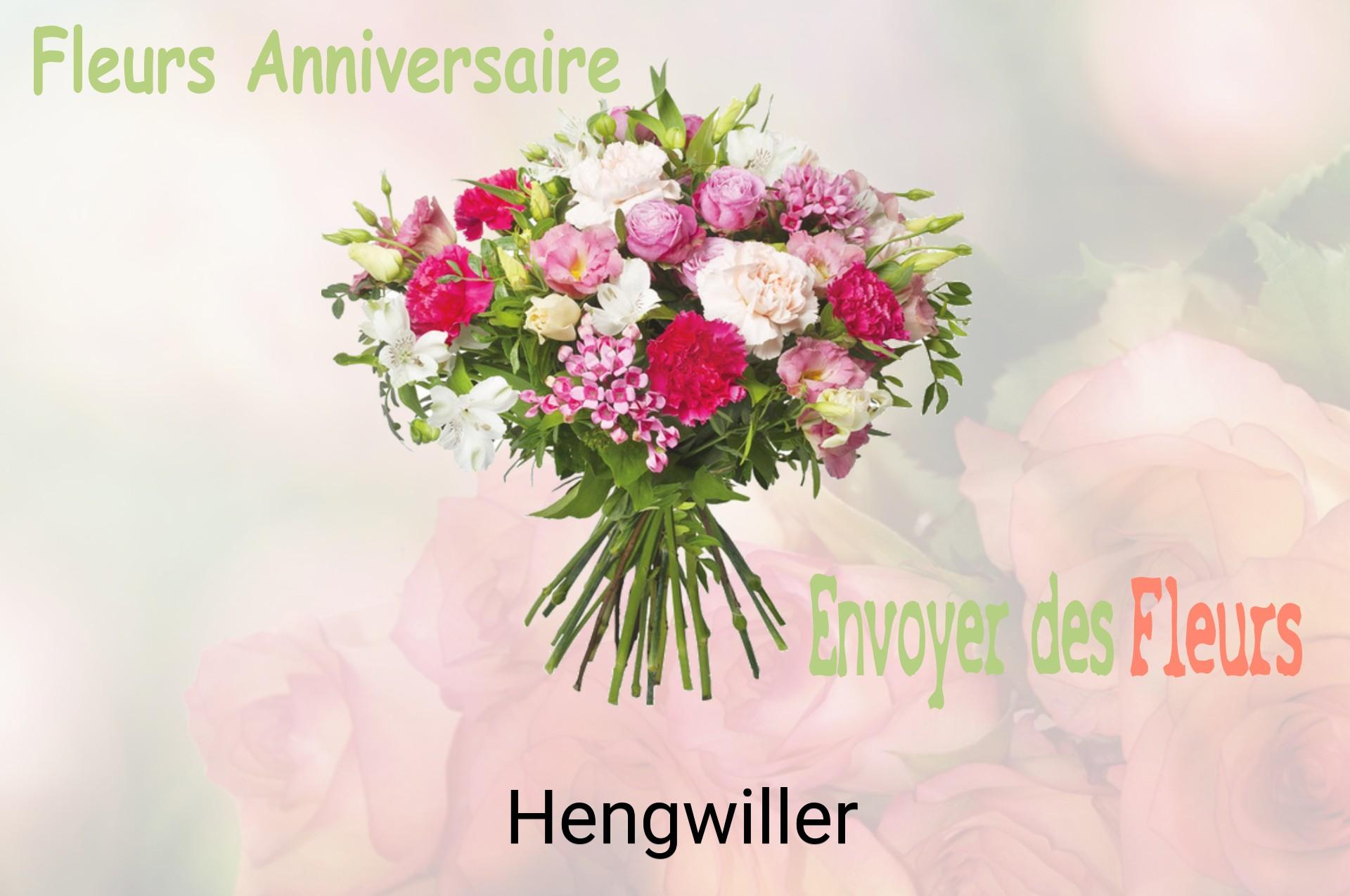 Bouquet de fleurs d’anniversaire livré à Hengwiller