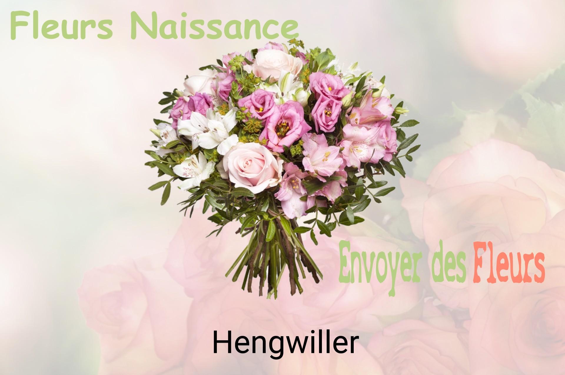 Bouquet de fleurs de naissance livré à Hengwiller